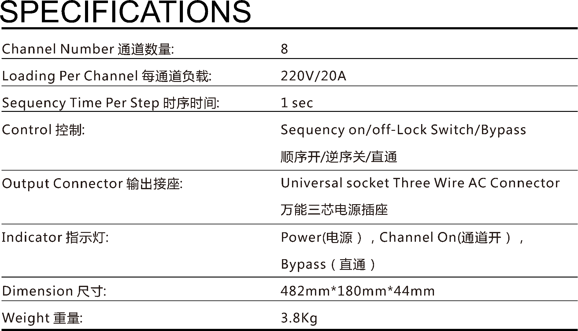 TR-280 电源时序器