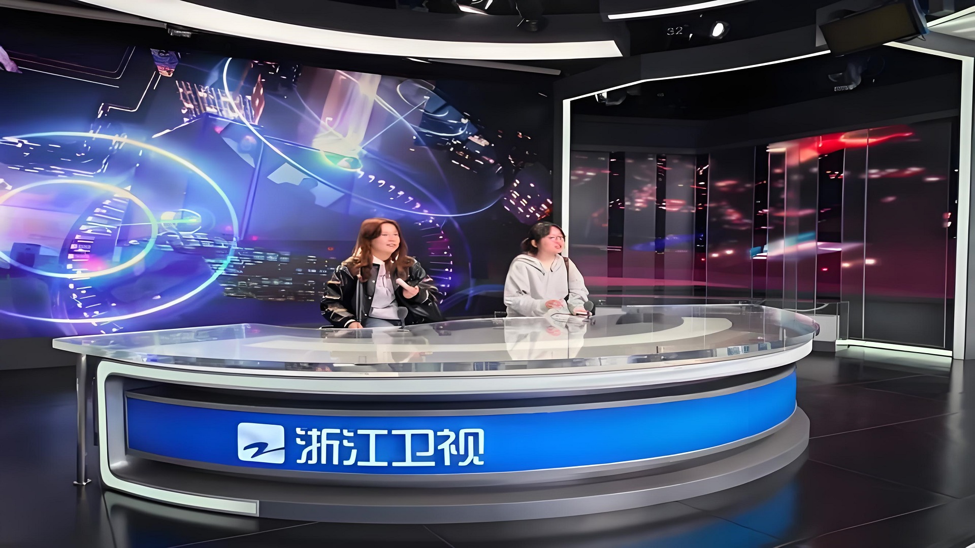 演播厅实景浙江卫视