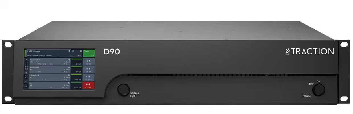 TRACTION 传声 D90 四通道专业DSP功率放大器